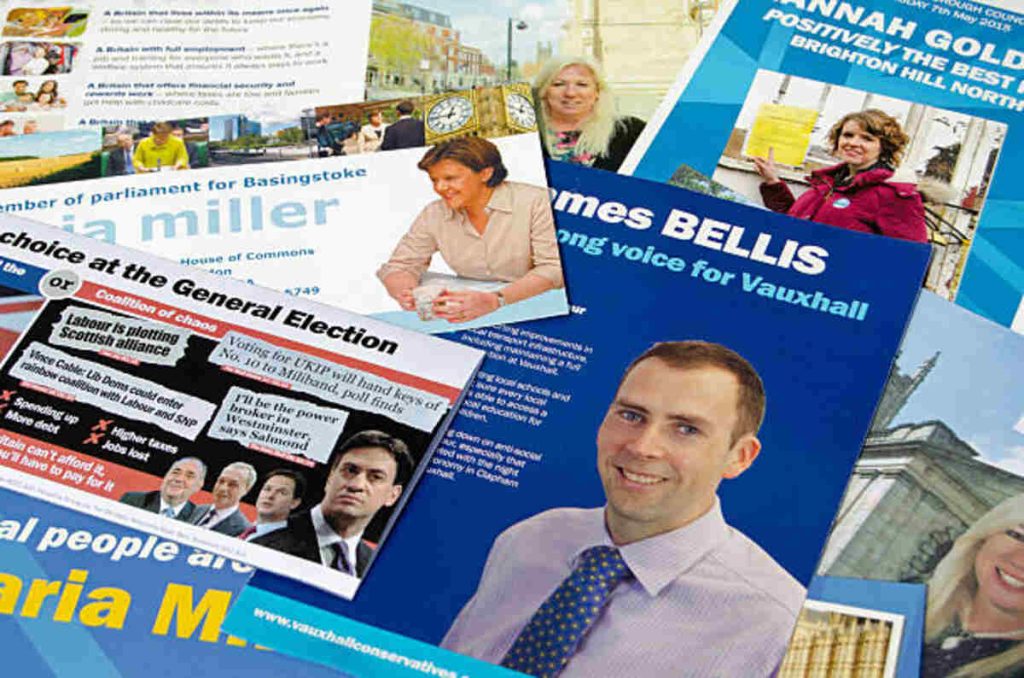 Political Flyers, Brochures, Note Pads, and Brochure Prints