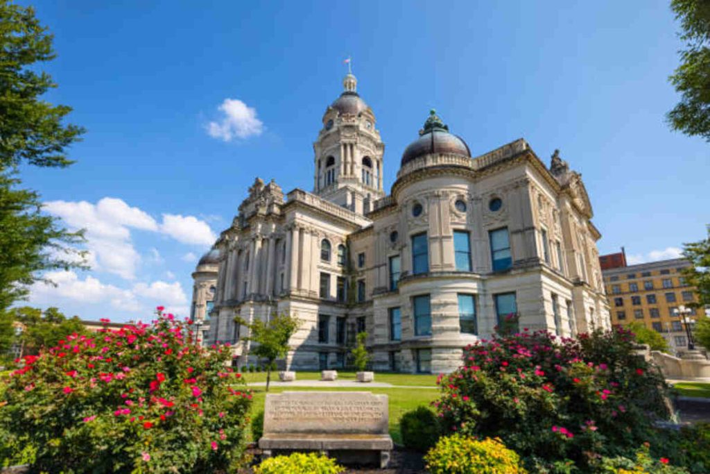 The Food Stamp Office in Evansville, Indiana
