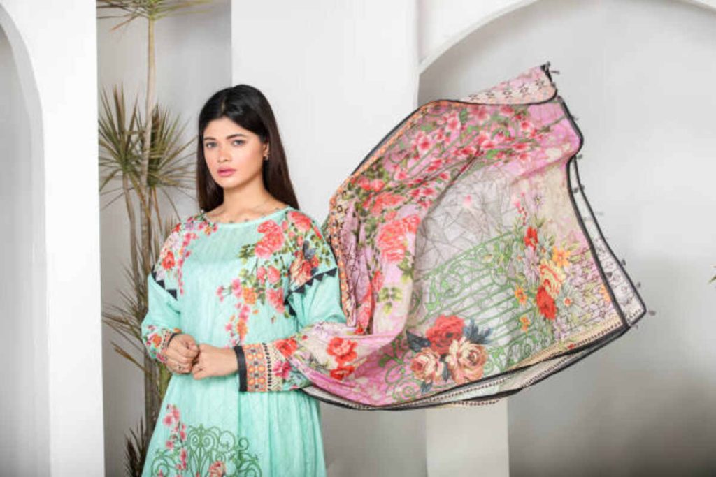 Floral Anarkali Dress